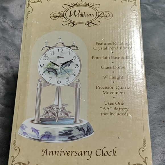 Dolphin Anniversary Clock - Picture 2 of 4